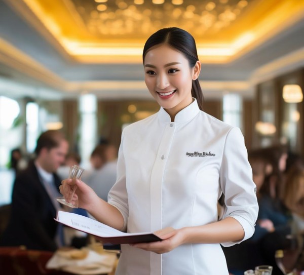 凯里大酒店餐饮服务员，为您的用餐保驾护航！