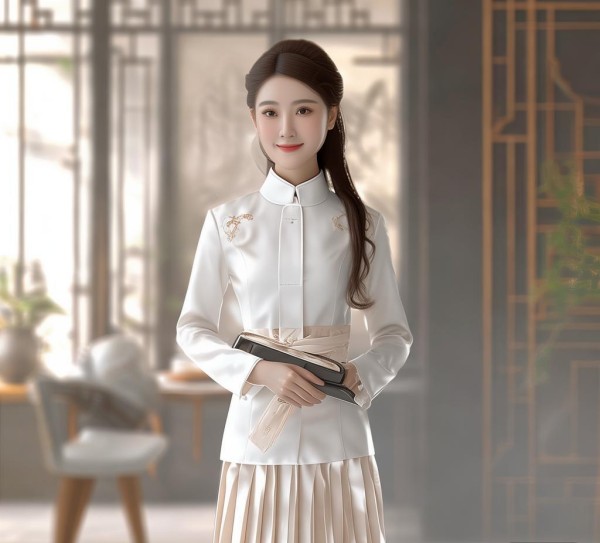 新中式工作服,服务员的得力助手,服务者的责任与担当 新中式工作服,服务员的得力助手,服务者的责任与担当