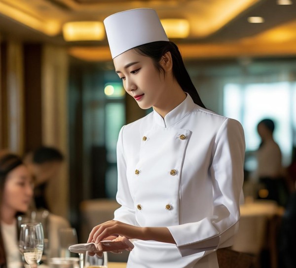 宜洋大酒店高端餐饮服务员服务，专业与责任，品质与服务