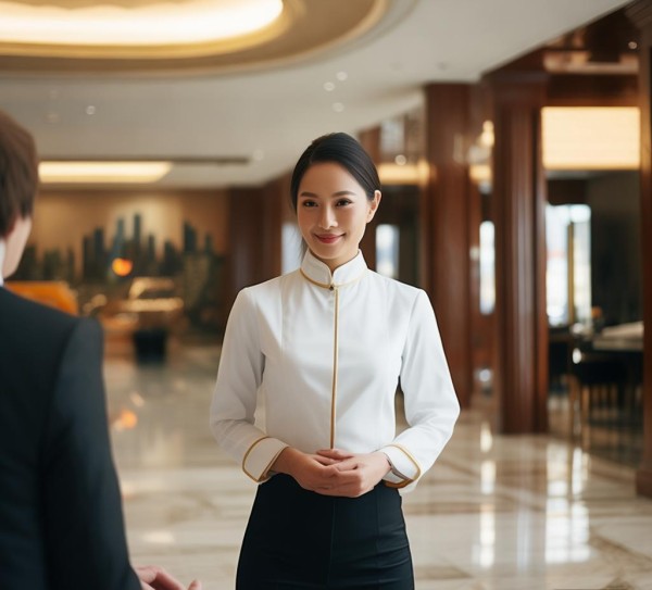 酒店服务员，文明服务，成就未来