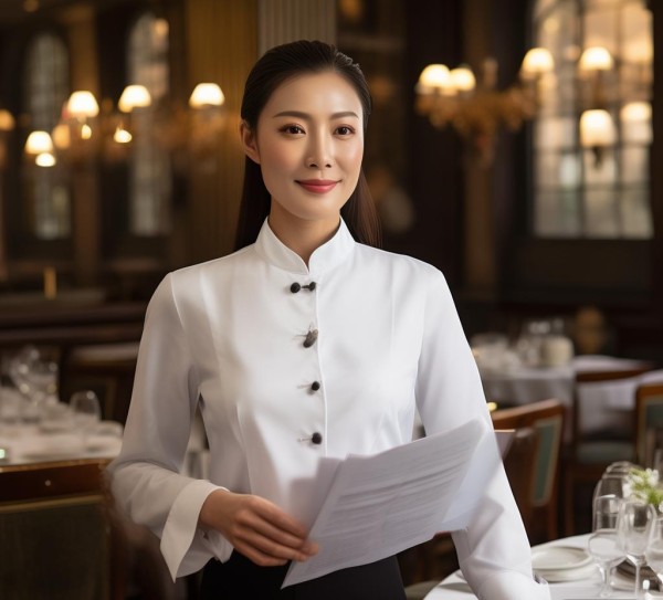 酒店餐饮女服务员，优雅的外表背后的服务智慧