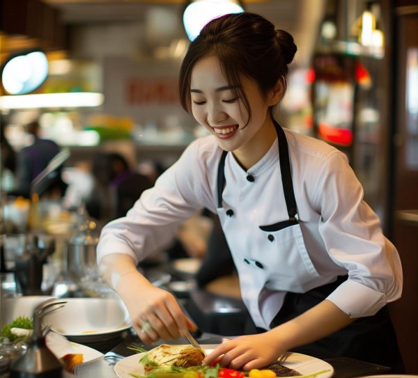 珠海企鹅酒店餐饮服务员,热情服务,用心服务,为顾客带来极致体验 珠海企鹅酒店餐饮服务员,热情服务,用心服务,为顾客带来极致体验