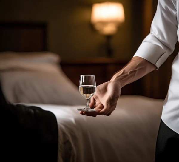 酒店服务员的递水礼仪，一场精心设计的小浪漫