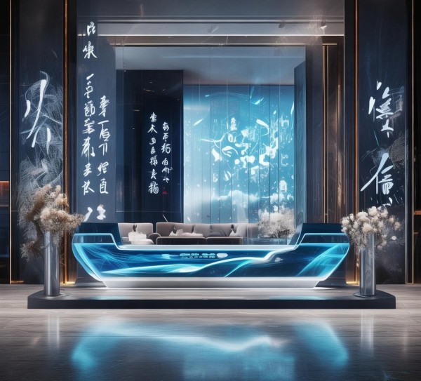 科技与文化的交融,酒店服务礼仪背景图的深层意义 科技与文化的交融,酒店服务礼仪背景图的深层意义