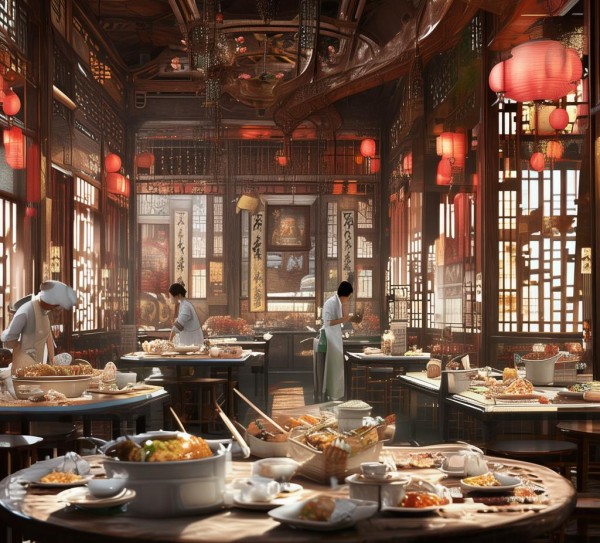 中式餐饮酒店服务模拟