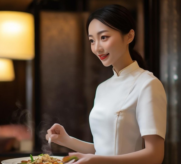 威海铂丽斯国际酒店的餐饮服务员,一份温暖而专业的服务 威海铂丽斯国际酒店的餐饮服务员,一份温暖而专业的服务