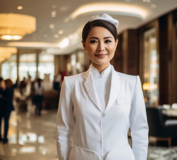 酒店服务生接待鞠躬礼仪，让服务生成为服务的桥梁
