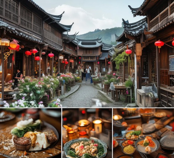 古镇美食与酒店体验的完美结合 古镇美食与酒店体验的完美结合