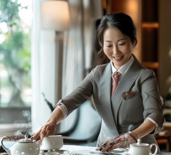 酒店服务礼仪,递茶之道 酒店服务礼仪,递茶之道