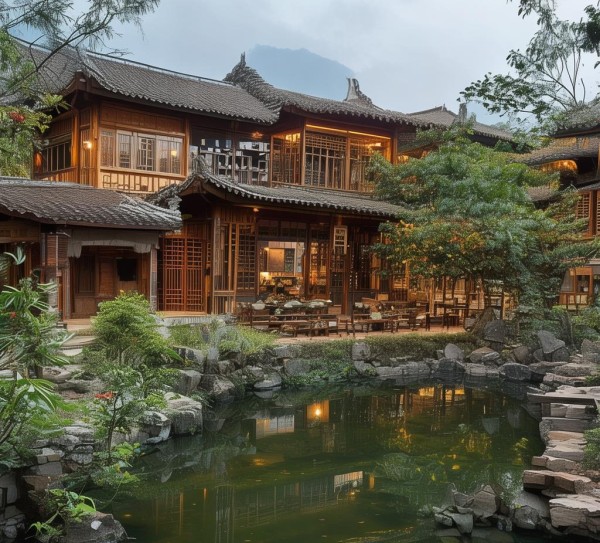 潢川土家餐饮服务酒店，文化与自然的完美融合