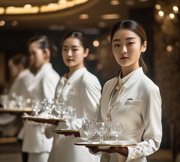 酒店服务员礼仪队伍,传递专业与文化的力量 酒店服务员礼仪队伍,传递专业与文化的力量