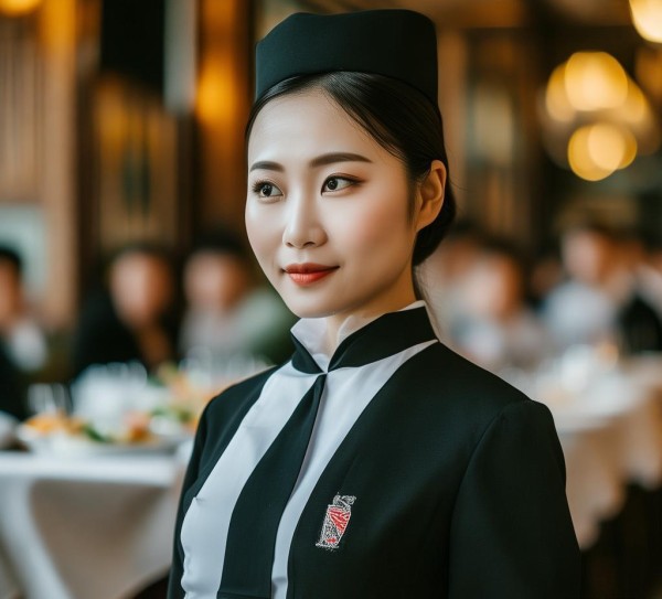 长青国际酒店餐饮服务员，品质服务的见证者与守护者