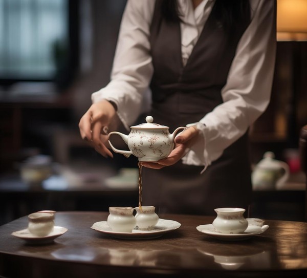 从不冒犯,从不冒失,酒店服务员的敬茶礼仪之道 从不冒犯,从不冒失,酒店服务员的敬茶礼仪之道