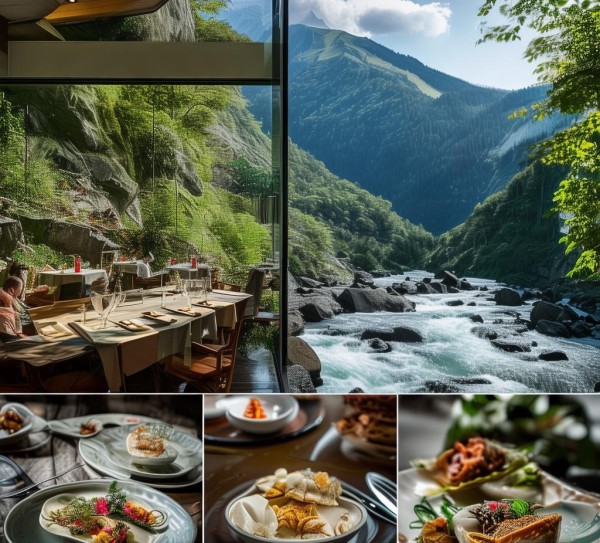 山里酒店的餐饮艺术，在山水之间，感受地道美食的魅力
