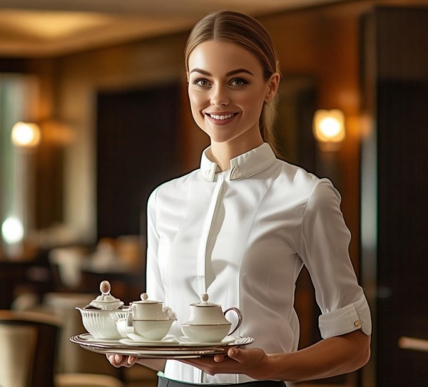 酒店服务员Professional Etiquette:精准服务，优雅处理