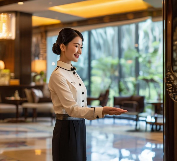 国际酒店服务员迎宾礼仪，让每位客人感受到尊重与温暖