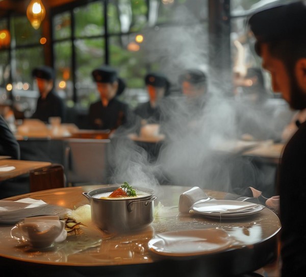 餐厅围桌热，酒店服务新亮点！