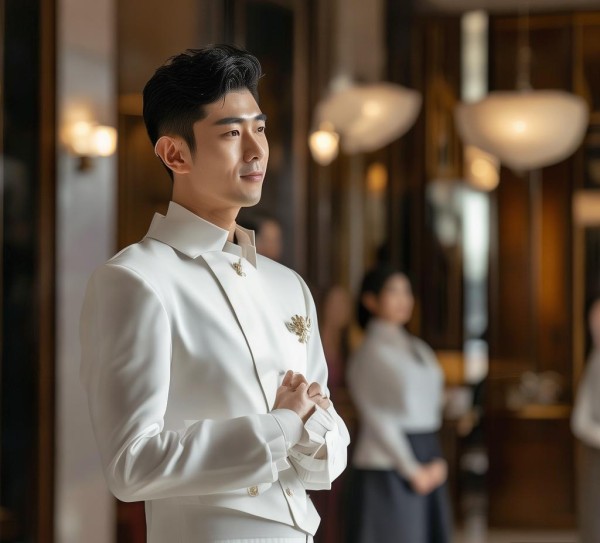 酒店服务礼仪鞠躬礼，男性指引之道