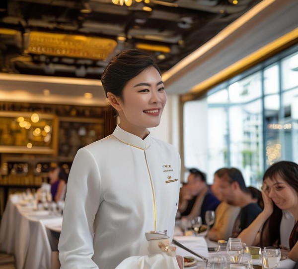 海口华彩洲际酒店餐饮服务员，专业服务让客户体验更高品质