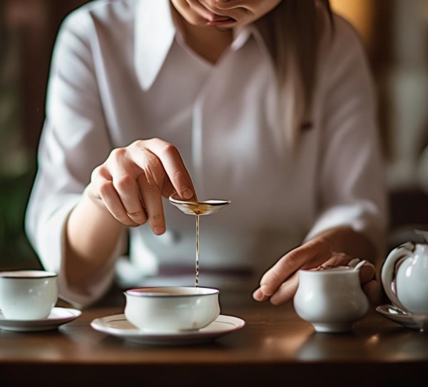 酒店服务员倒碗盖茶礼仪，温暖酒店服务的另一种形式