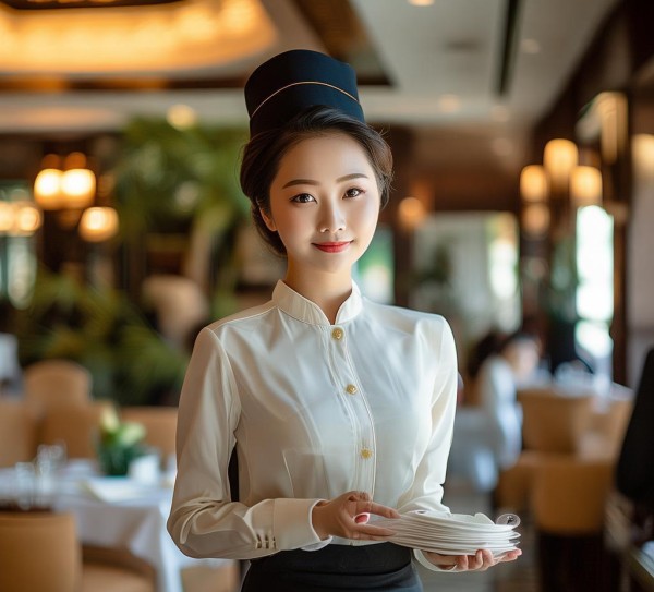 怀化美美酒店餐饮服务员，文明服务，品质生活