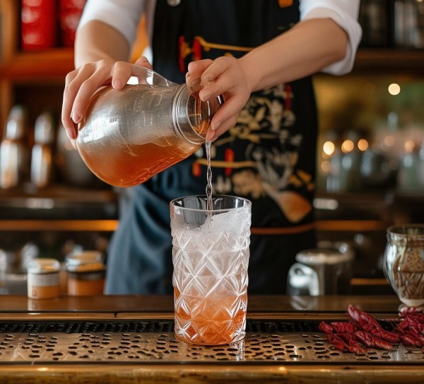 酒店斟酒，传承与创新的完美融合