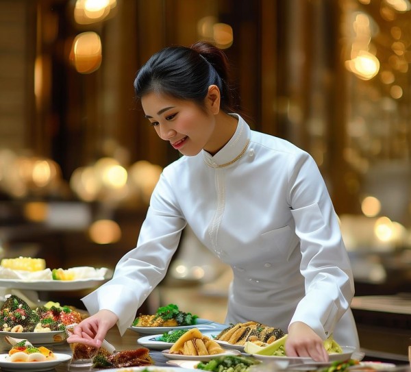 从服务到满足,燕加隆美酒店的餐饮服务员,你的专业与价值 从服务到满足,燕加隆美酒店的餐饮服务员,你的专业与价值