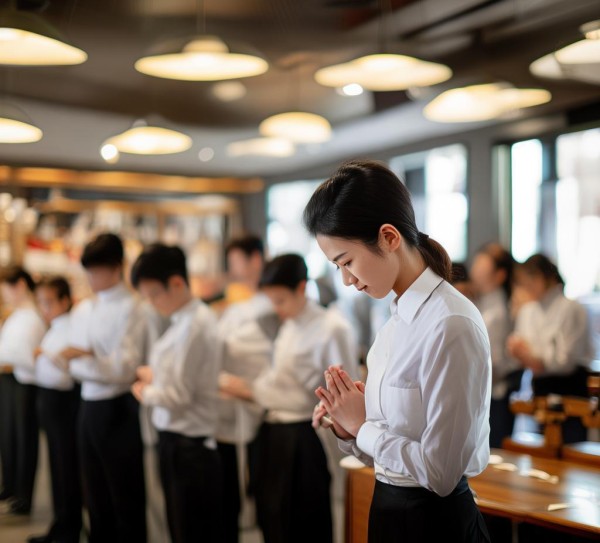 餐厅服务鞠躬礼仪教学 餐厅服务鞠躬礼仪教学