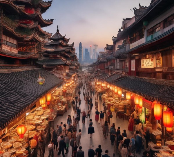 Maple City’s Dynamic Past:A Journey Through the History and Culture of扬州’s Restaurant Industry