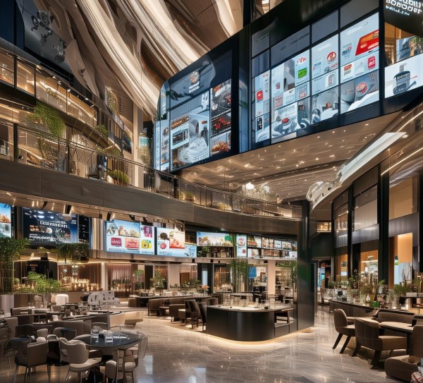 餐饮与商业融合的智慧酒店，酒店大堂商业合作方案