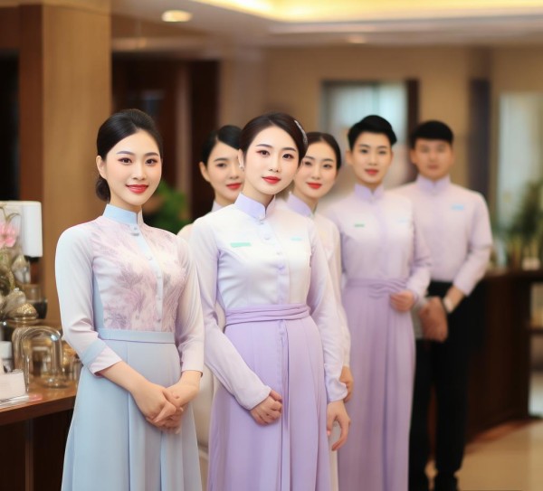 明溪县明州酒店餐饮服务员制服