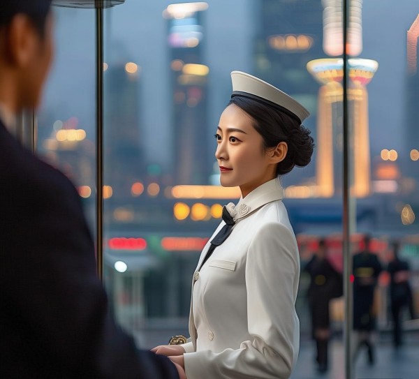 酒店服务礼仪，上海交通的礼仪之光
