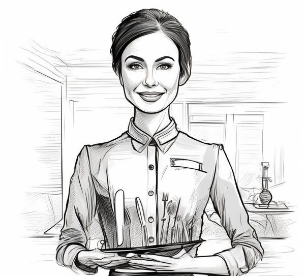 酒店服务礼仪简笔画 酒店服务礼仪简笔画