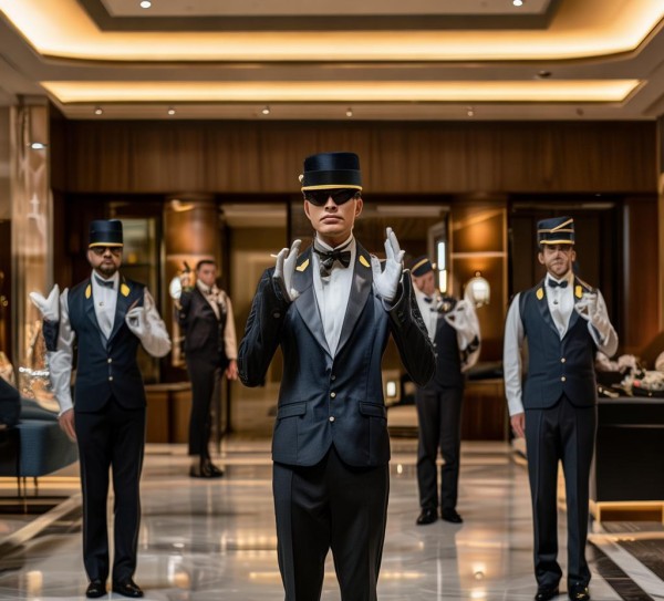酒店服务礼仪八个指引手位