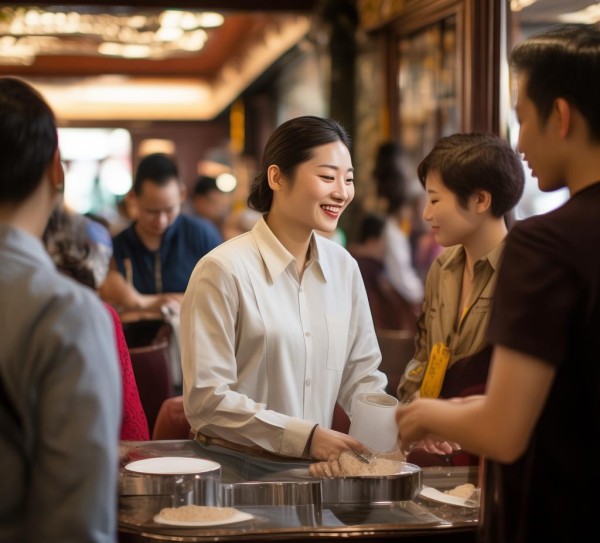 北京酒店餐饮服务员,服务顾客,守护安全,助力北京文化 北京酒店餐饮服务员,服务顾客,守护安全,助力北京文化