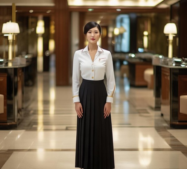 酒店服务蹲姿礼仪，细节决定成败