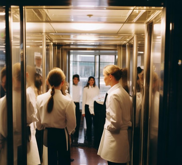 餐厅服务，电梯礼仪教程